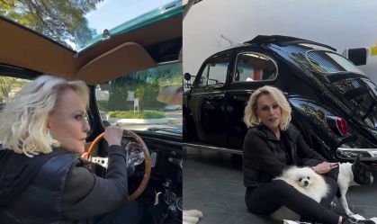 Ana Maria Braga passeia com Volkswagen Fusca 63; conheça modelo