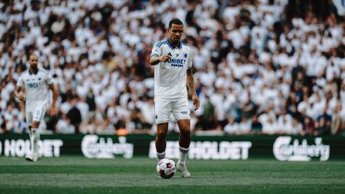 Gabriel Pereira durante partida pelo Copenhagen