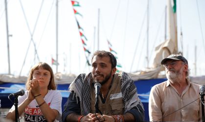 Greta, ativista brasileiro e ator de Game of Thrones embarcam para Gaza