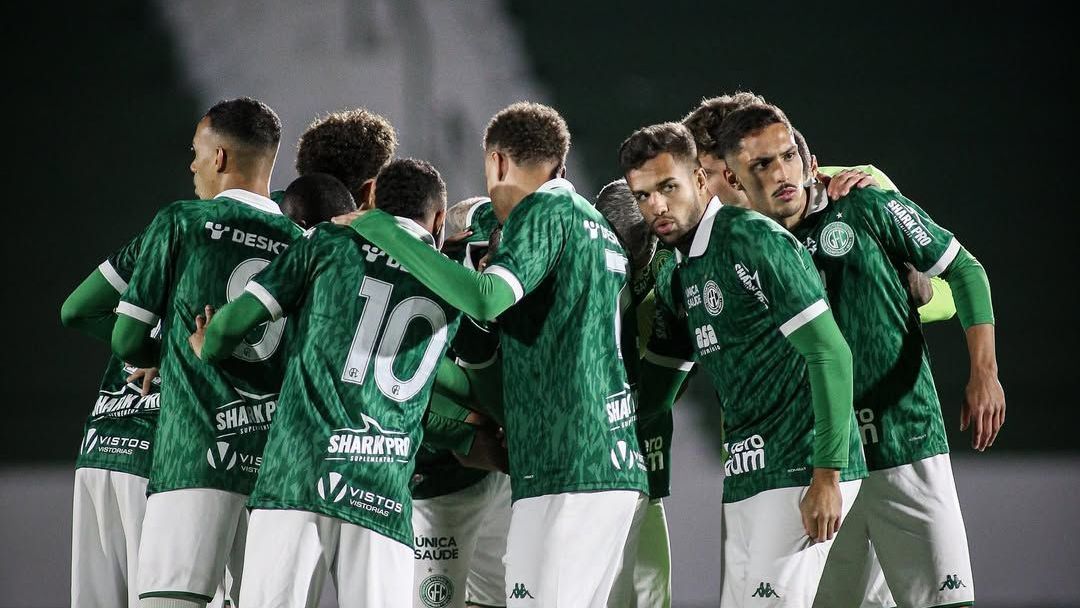 Guarani em partida da Copa Paulista