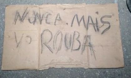 “Nunca mais vou roubar”: PM encontra homem desacordado com mãos amarradas