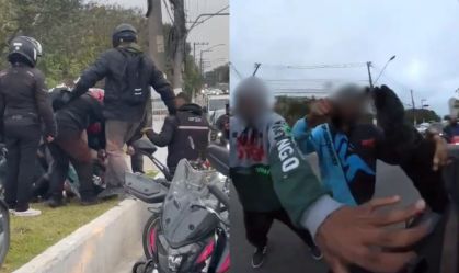 Jovem tenta roubar moto com arma falsa, leva mata-leão e é apreendido; veja