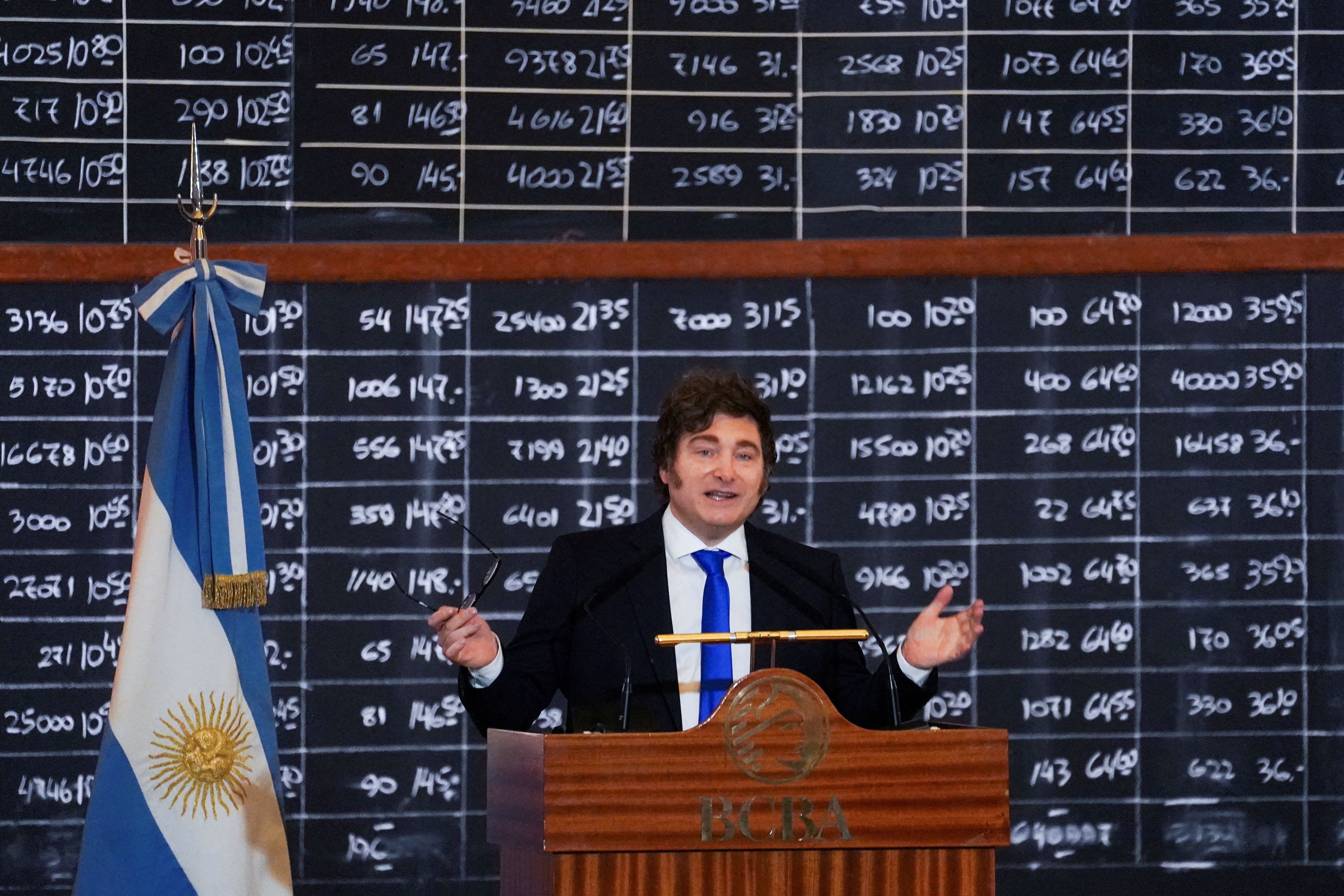 Presidente argentino Javier Milei