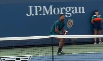 João Lucas Reis em ação no quali do US Open