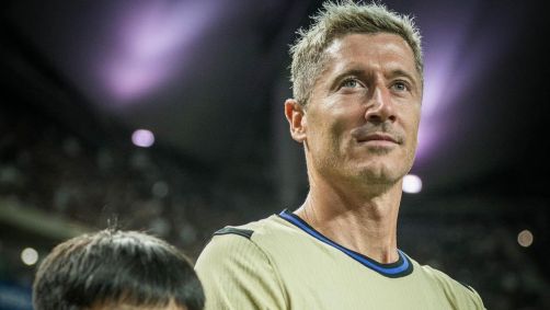 Lewandowski em ação pelo Barcelona