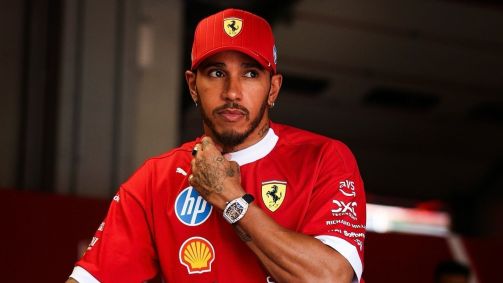 Hamilton, piloto da Ferrari