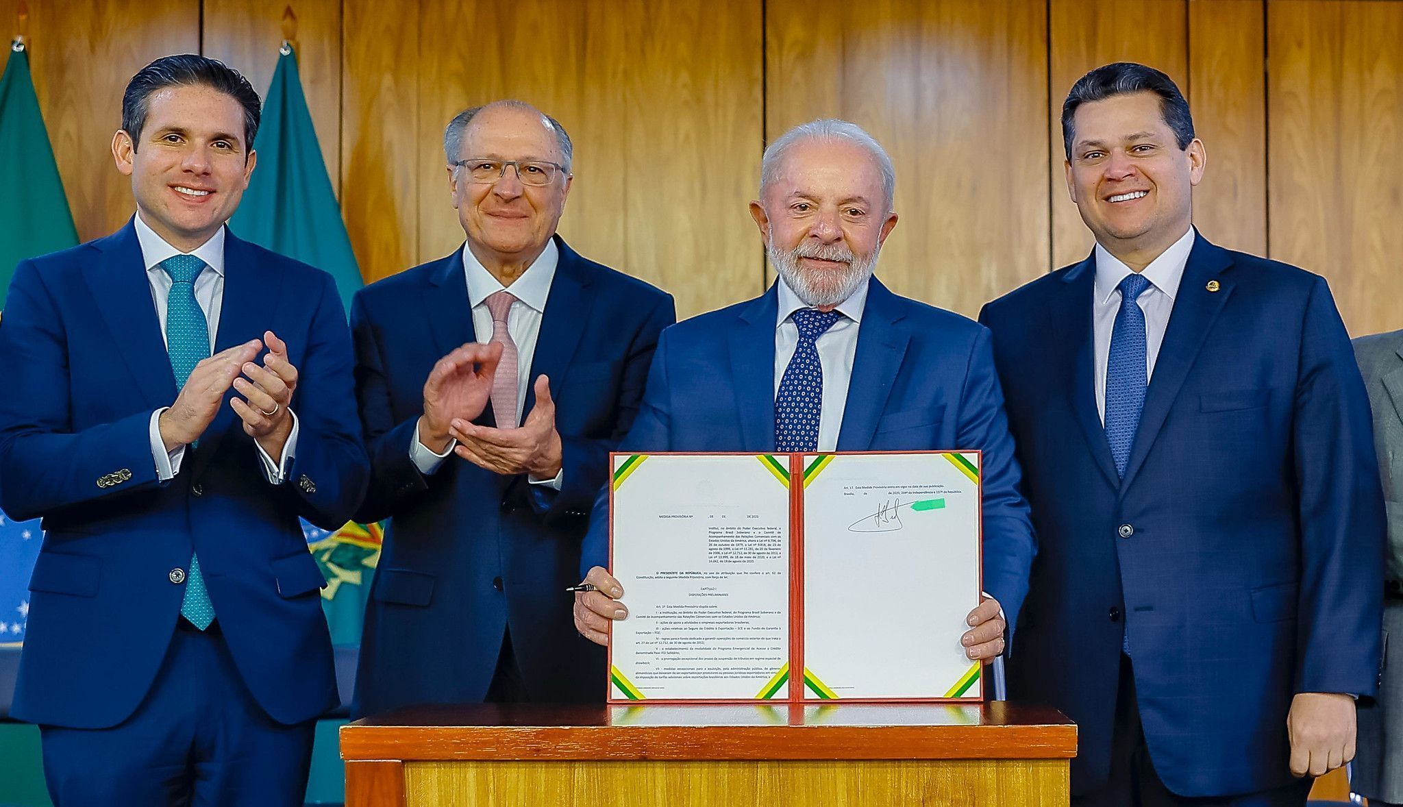 Lula, Alckmin, Hugo, Alcolumbre