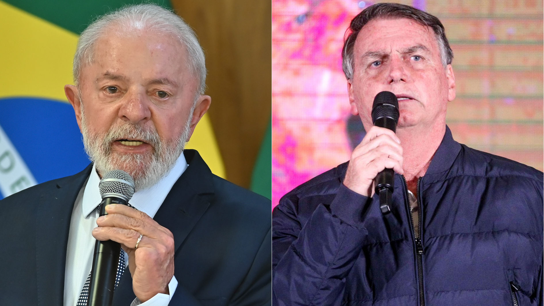 Lula e Bolsonaro