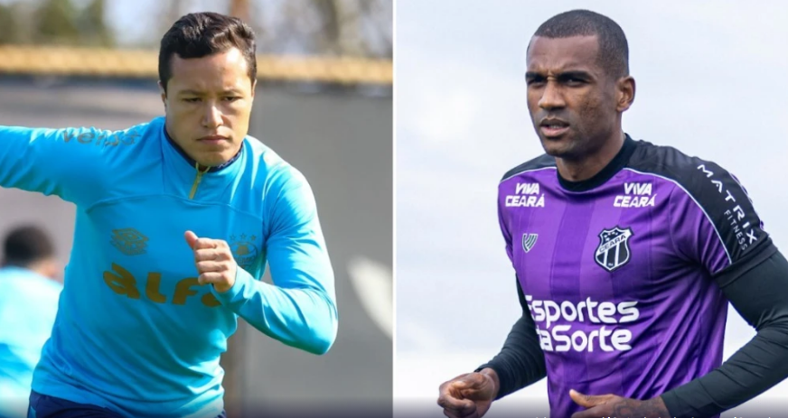 Marlon, do Grêmio, e Marllon, do Ceará