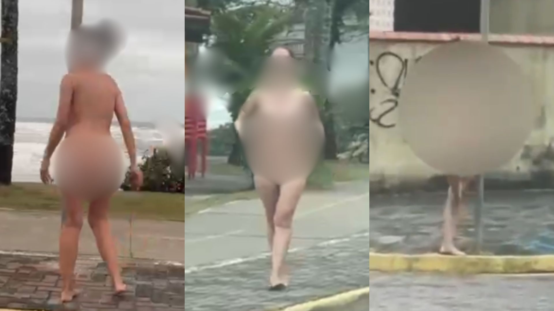 Nudez, prostituição e estresse o que se sabe de mulher nua praia de SP (1)