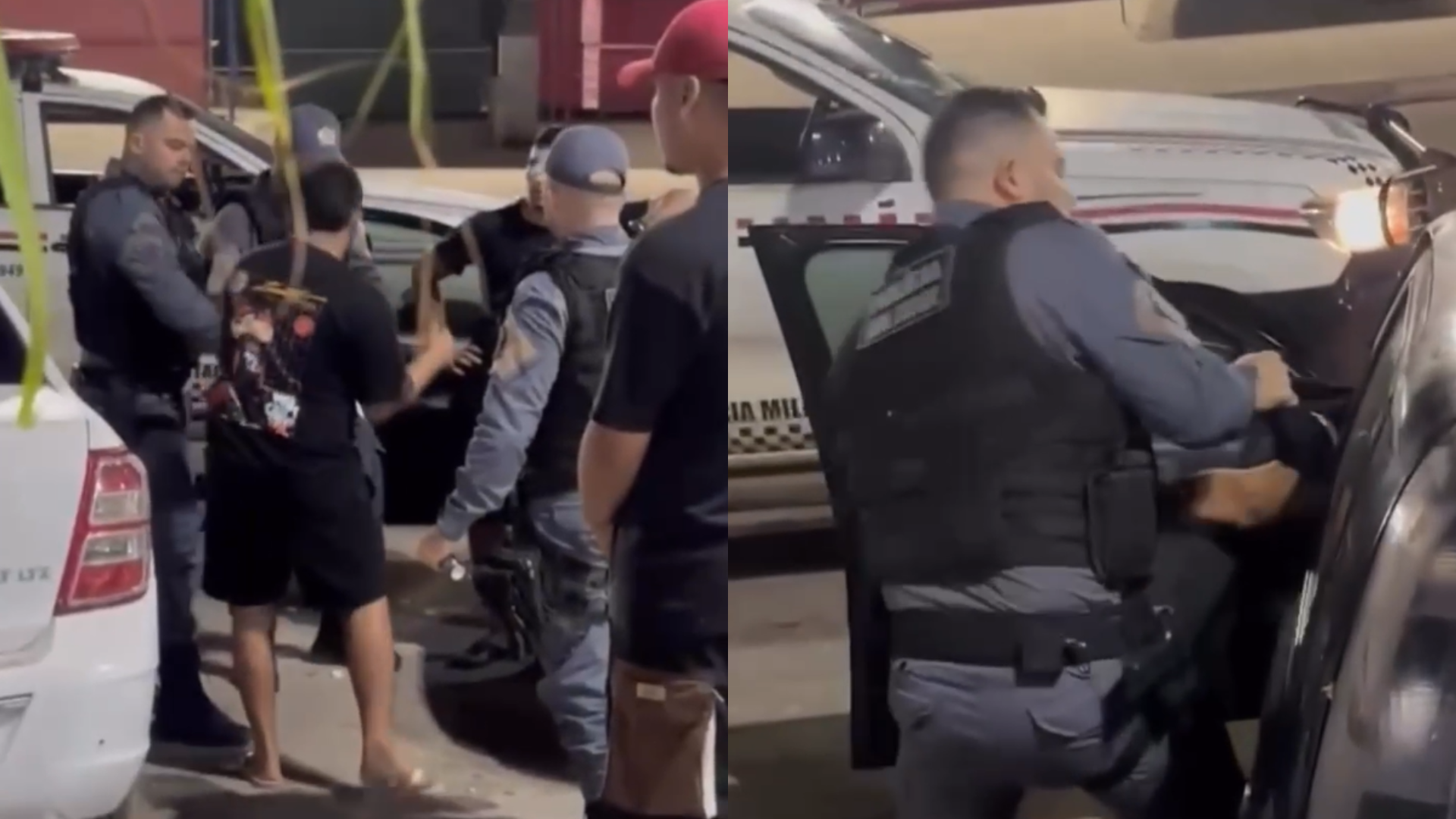 POLICIAIS AGRESSÃO ABORDAGEM