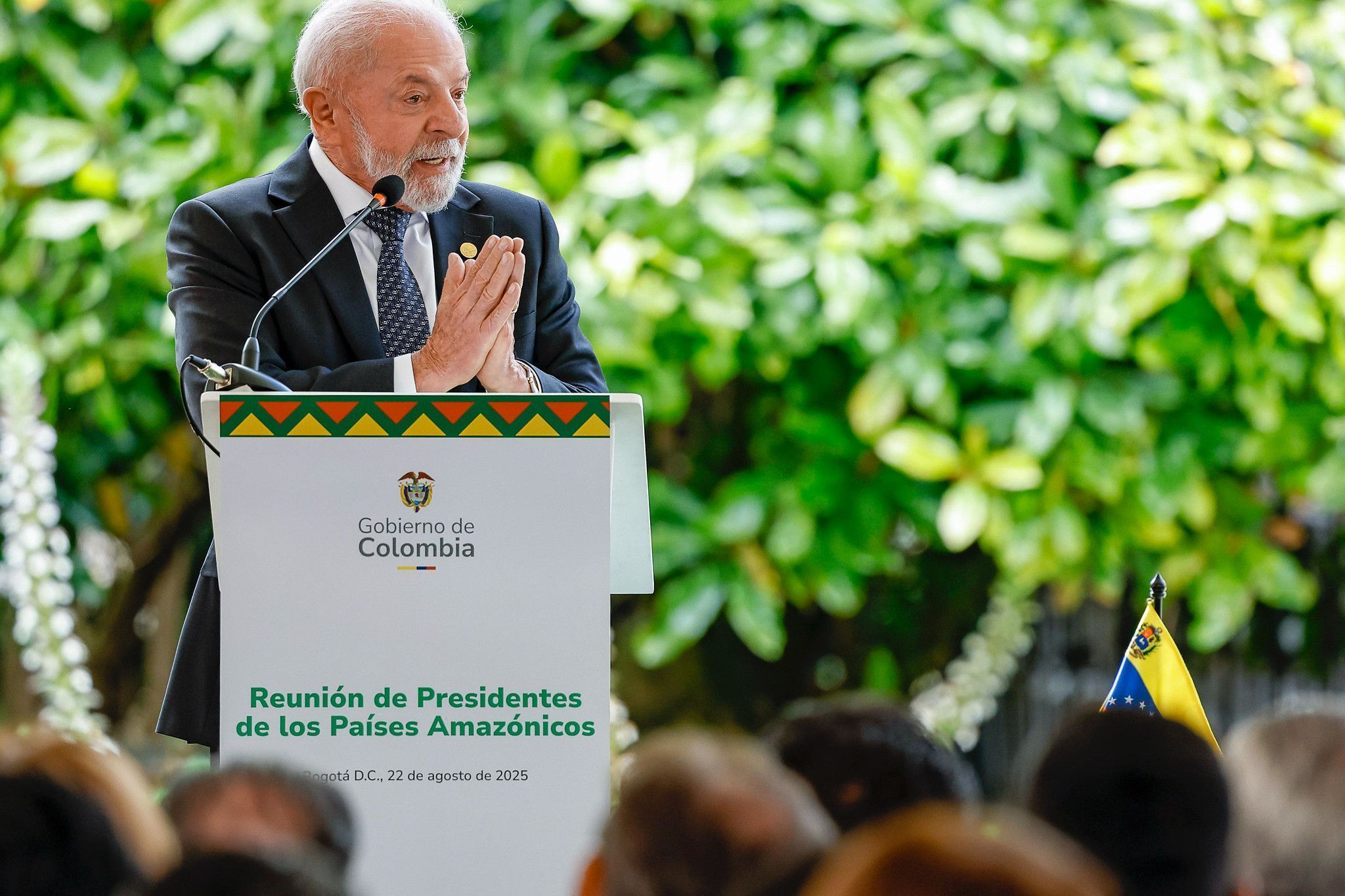 Presidente Lula faz discurso na Colômbia