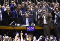 Com tumulto na Câmara, PMDF reforça segurança ao redor do Congresso