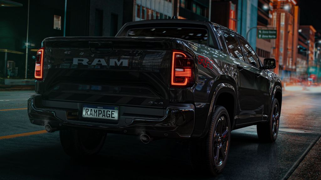 Ram Rampage 2026 tem lanternas escurecidas