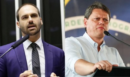 Análise: Tarcísio minimiza declarações de Eduardo Bolsonaro