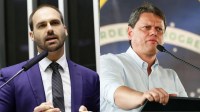 Com Eduardo Bolsonaro "ficha suja", chapa de Tarcísio deve ser alterada
