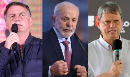 Jair Bolsonaro, Lula e Tarcísio