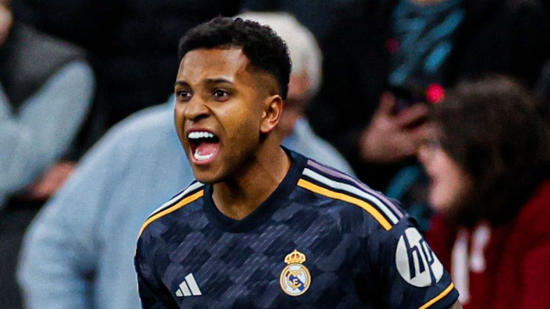 Rodrygo em jogo do Real Madrid