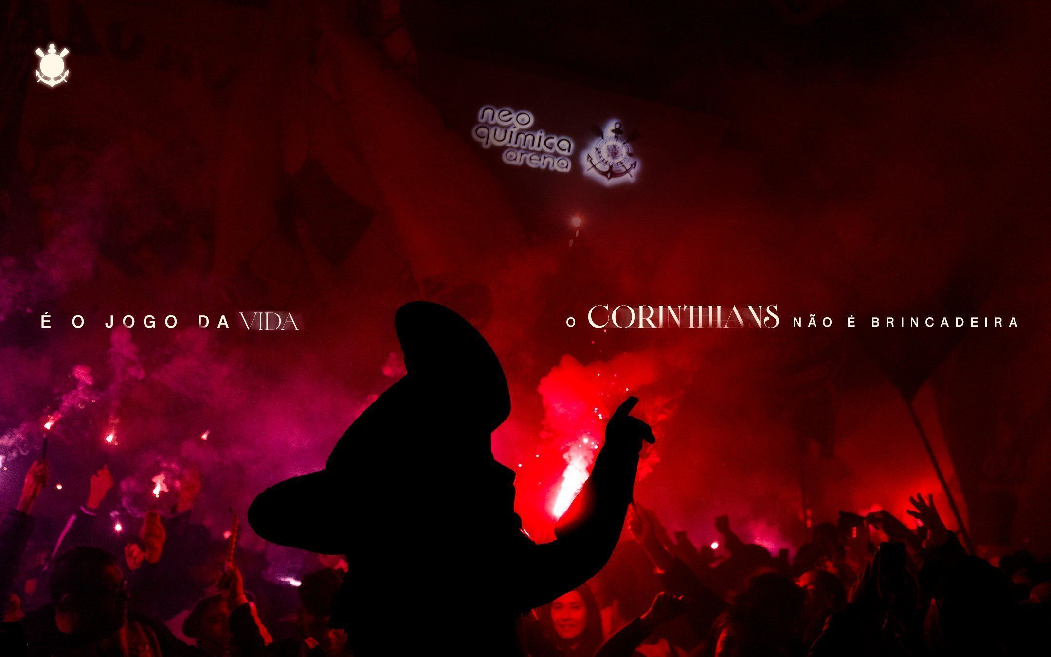 Rua de fogo do Corinthians antes do Dérbi pela Copa do Brasil