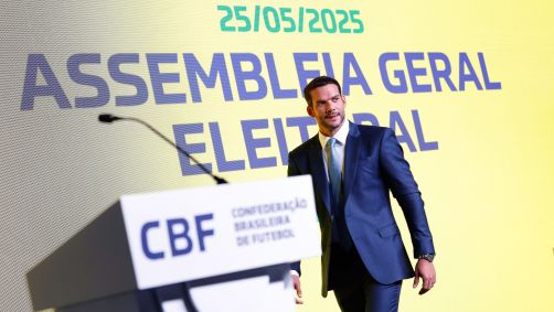 Samir Xaud durante coletiva