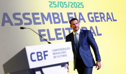 Samir Xaud durante coletiva