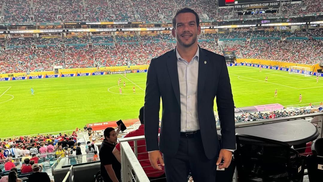 Samir Xaud presidente da CBF presidente em jogo do Mundial