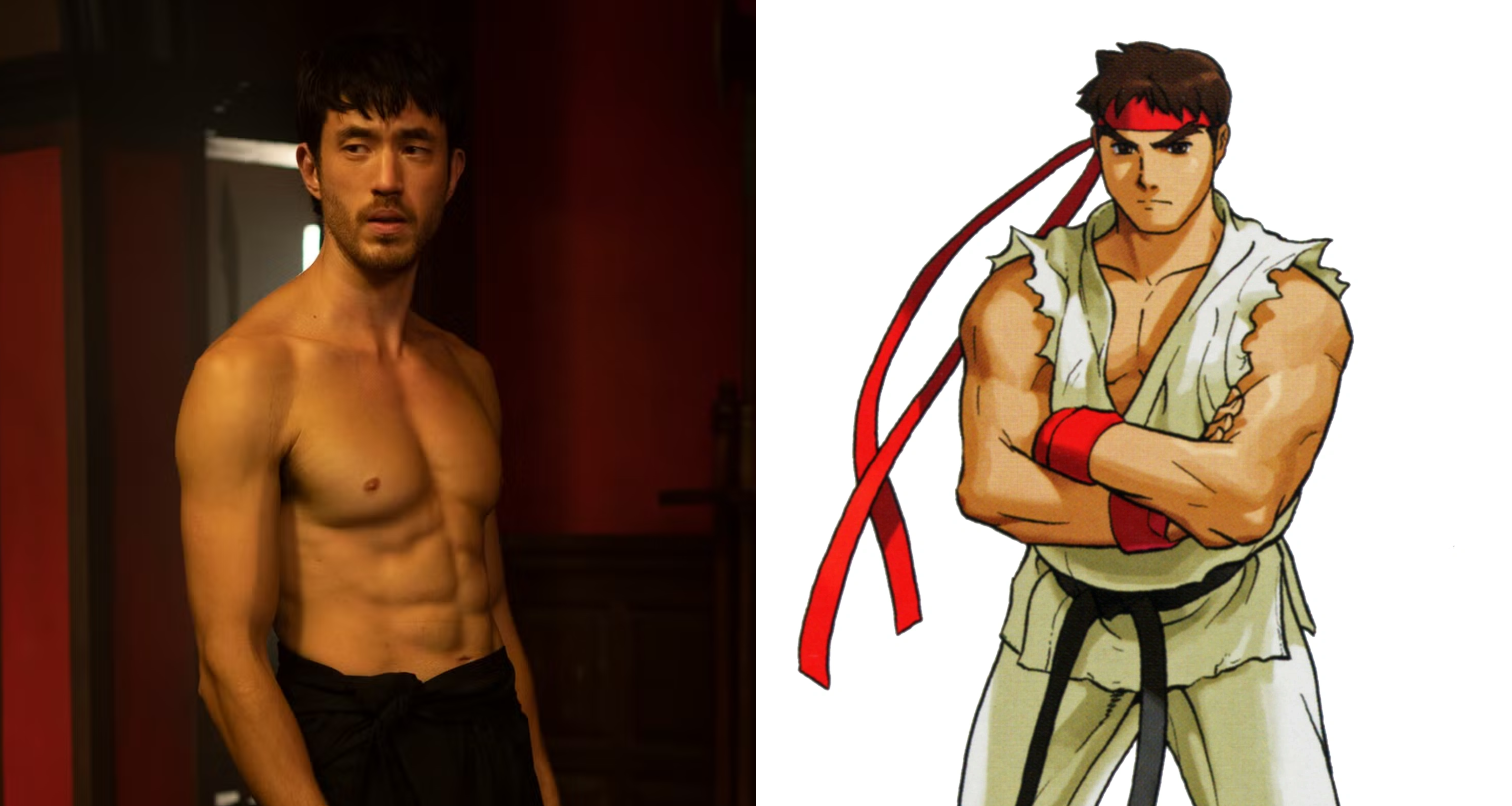 Andrew Koji será Ryu na adaptação • Reprodução