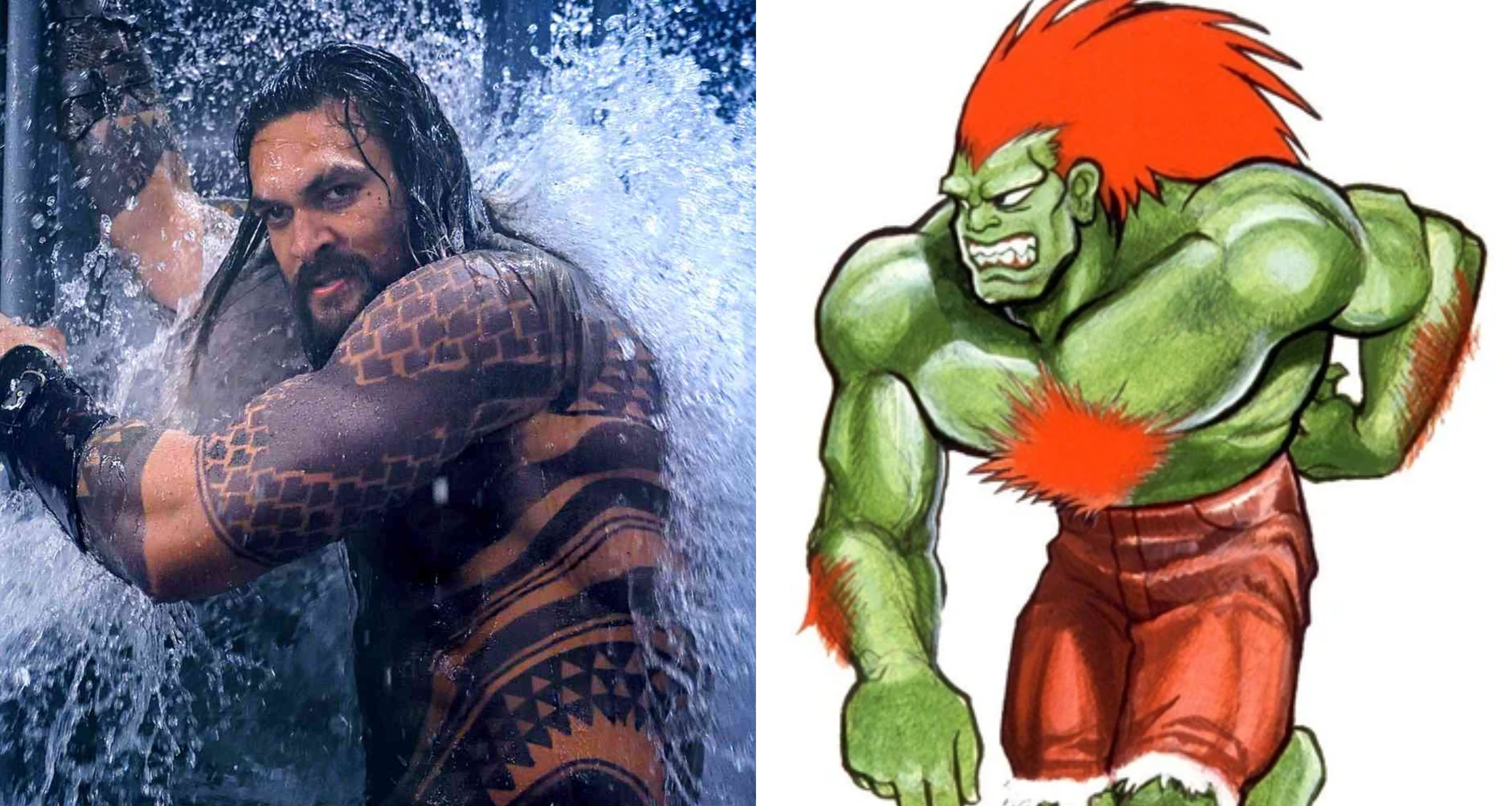 Jason Momoa viverá um dos personagens mais querido dos fãs, o Blanka • Reprodução