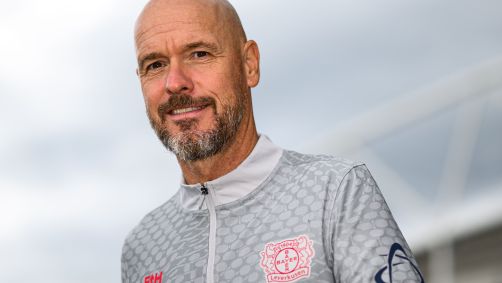 Ten Hag, treinador do Leverkusen