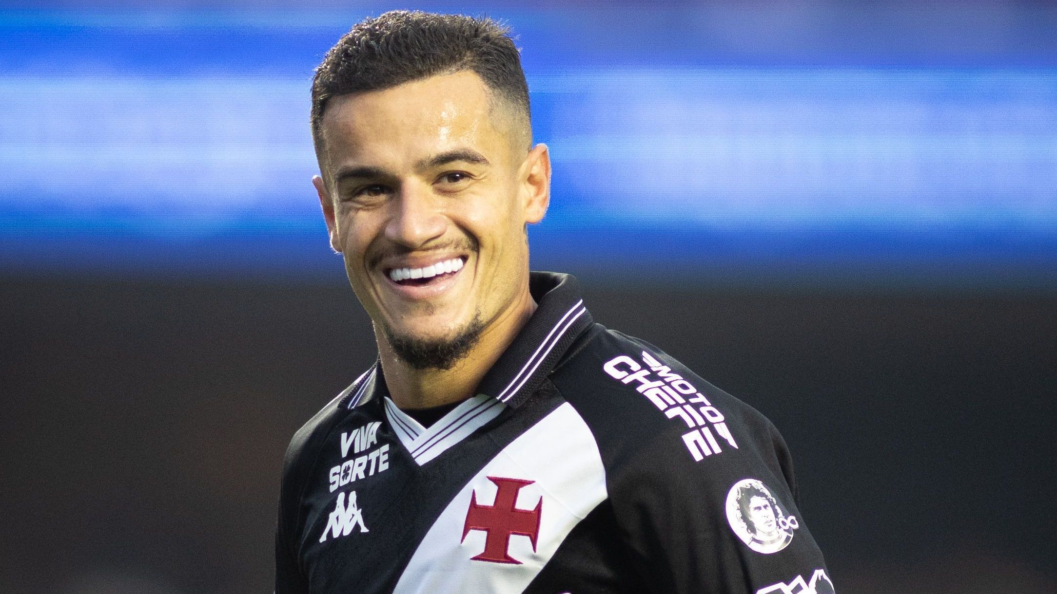 Philippe Coutinho durante goleada do Vasco sobre o Santos