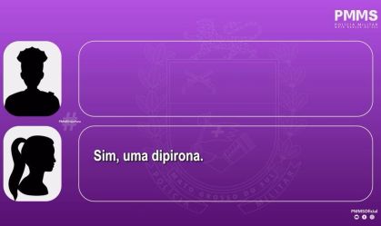 Mulher pede dipirona durante ligação com PM para denunciar agressão em MS