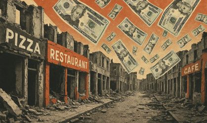 EUA: Restaurantes em crise com altos custos e consumidores cortando gastos