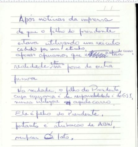 Anotações do ex-ministro do GSI (Gabinete de Segurança Institucional) Augusto Heleno apreendidas pela Polícia Federal • CNN