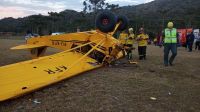 Queda de avião em Santa Catarina deixa um morto e uma mulher ferida