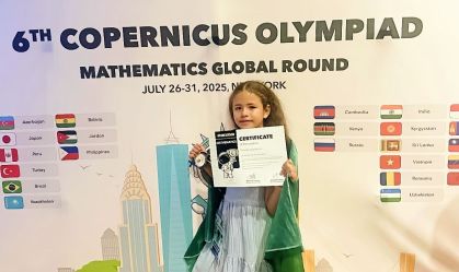 “Via números como brincadeira”, diz mãe de menina prata em matemática em NY