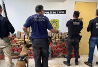 Polícia apreende 310 kg de drogas em fundo secreto de caminhão no Pará
