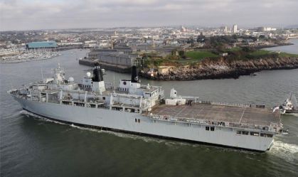 Navio de guerra HMS Bulwark
