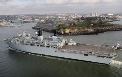 Navio de guerra HMS Bulwark