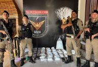Drogas avaliadas em R$ 3 milhões são apreendidas em Bicas (MG)