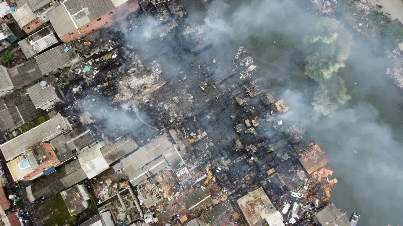 INCÊNDIO SANTOS