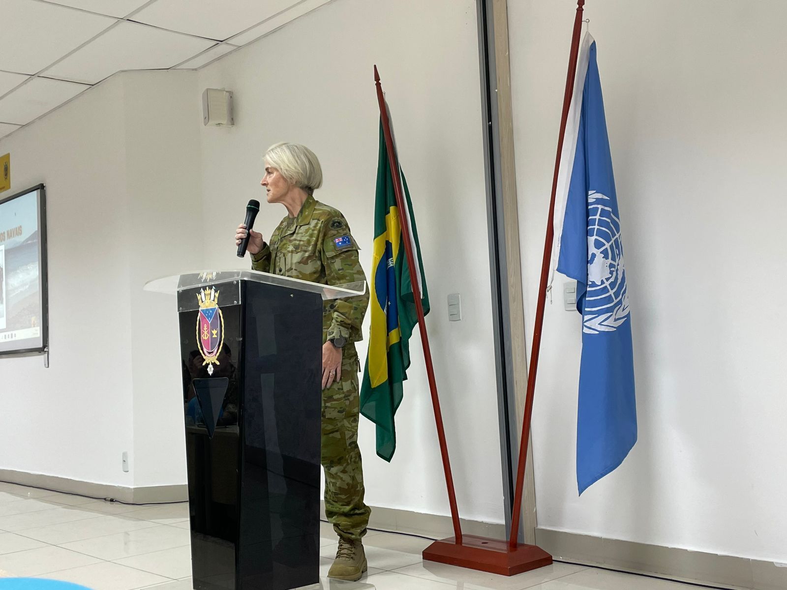 Imagem de destaque do post: Rio recebe conselheira militar da ONU em preparação para missões de paz
