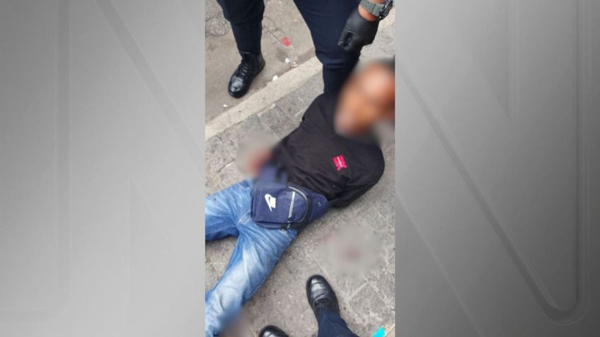 Homem é atingido na mão durante tiroteio com GCM • Reprodução