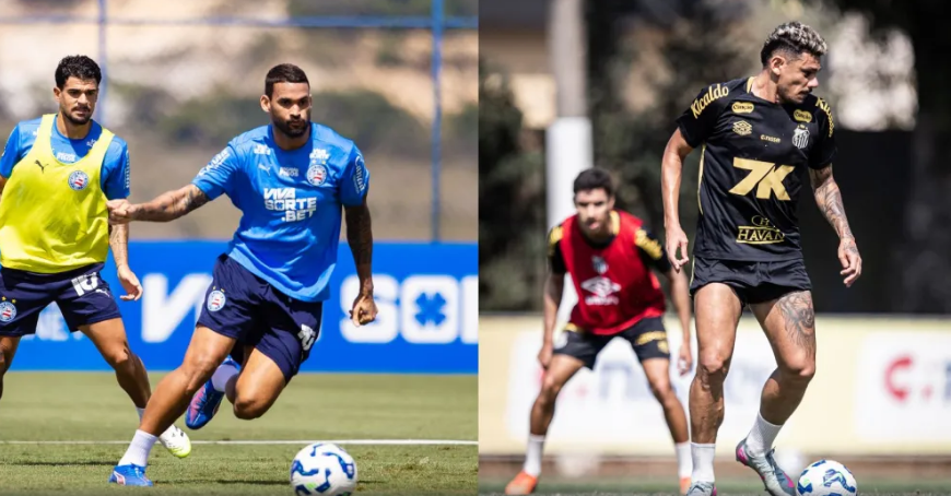 William José, do Bahia, e Tiquinho Soares, do Santos, são as esperanças de gols