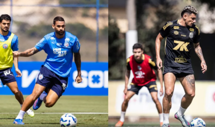 Sob olhares de Ancelotti, Bahia e Santos se enfrentam pelo Brasileirão