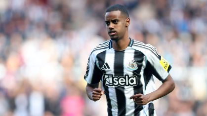 Alexander Isak em ação pelo Newcastle