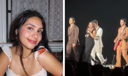 Depois de Demi Lovato, Jonas Brothers levam Alessia Cara para show; assista
