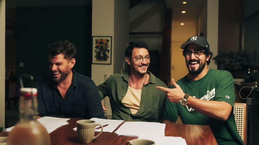 Allan Souza Lima, Renato Góes e Alejandro Claveaux • Divulgação/Ricardo Martins