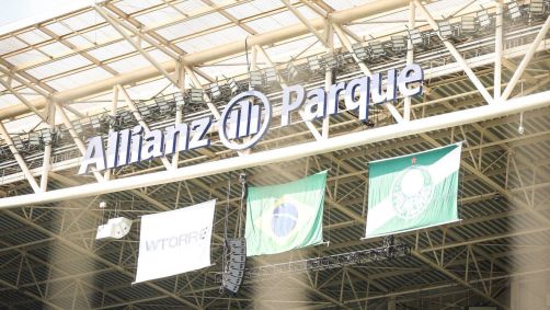 Letreiro do Allianz Parque, casa do Palmeiras