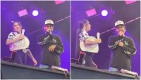 Vídeo: Fãs pedem para Ana Castela e Zé Felipe se beijarem em show