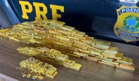PRF fez duas maiores apreensões de ouro da história em menos de 48 horas